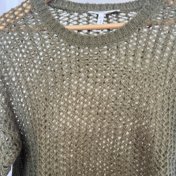 Olive Green Knit Sweater - Picture 3 of 4